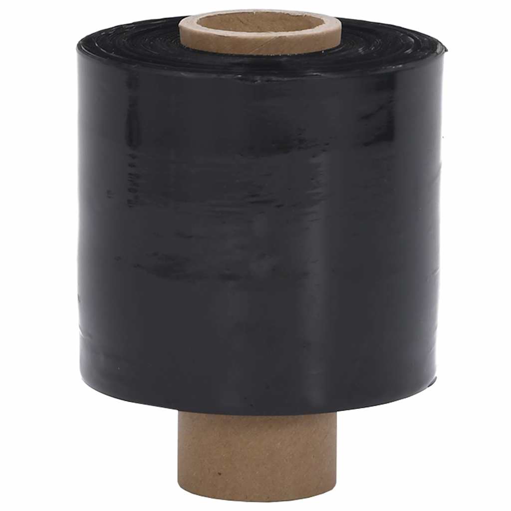 Stretchfolien 10 Stk. Schwarz 23 μm 10 cm x 300 m