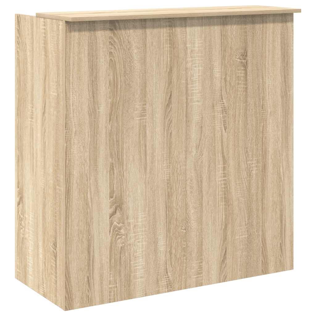 Reception Desk Sonoma Oak 100 x 50 x 103.5 cm Engineered Wood