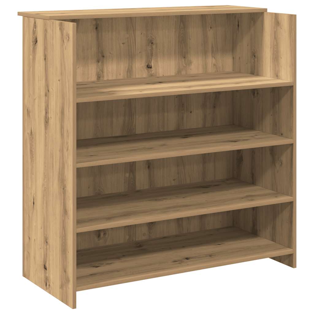 Empfangstheke Artisan-Eiche 100x50x103,5 cm Holzwerkstoff