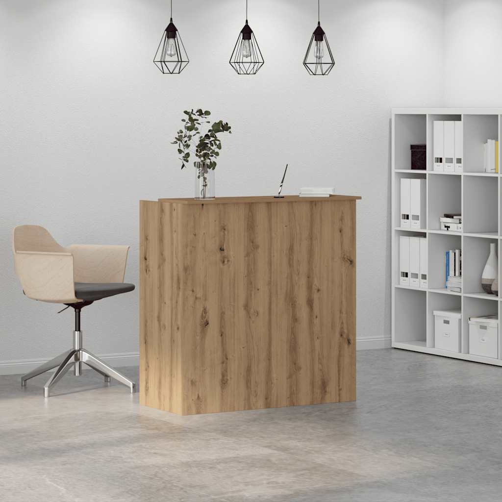 Empfangstheke Artisan-Eiche 100x50x103,5 cm Holzwerkstoff