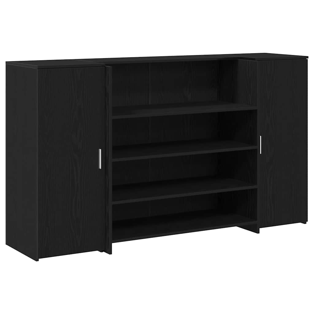 Empfangstresen Schwarze Eiche 180 x 50 x 103,5 cm Holzwerkstoff