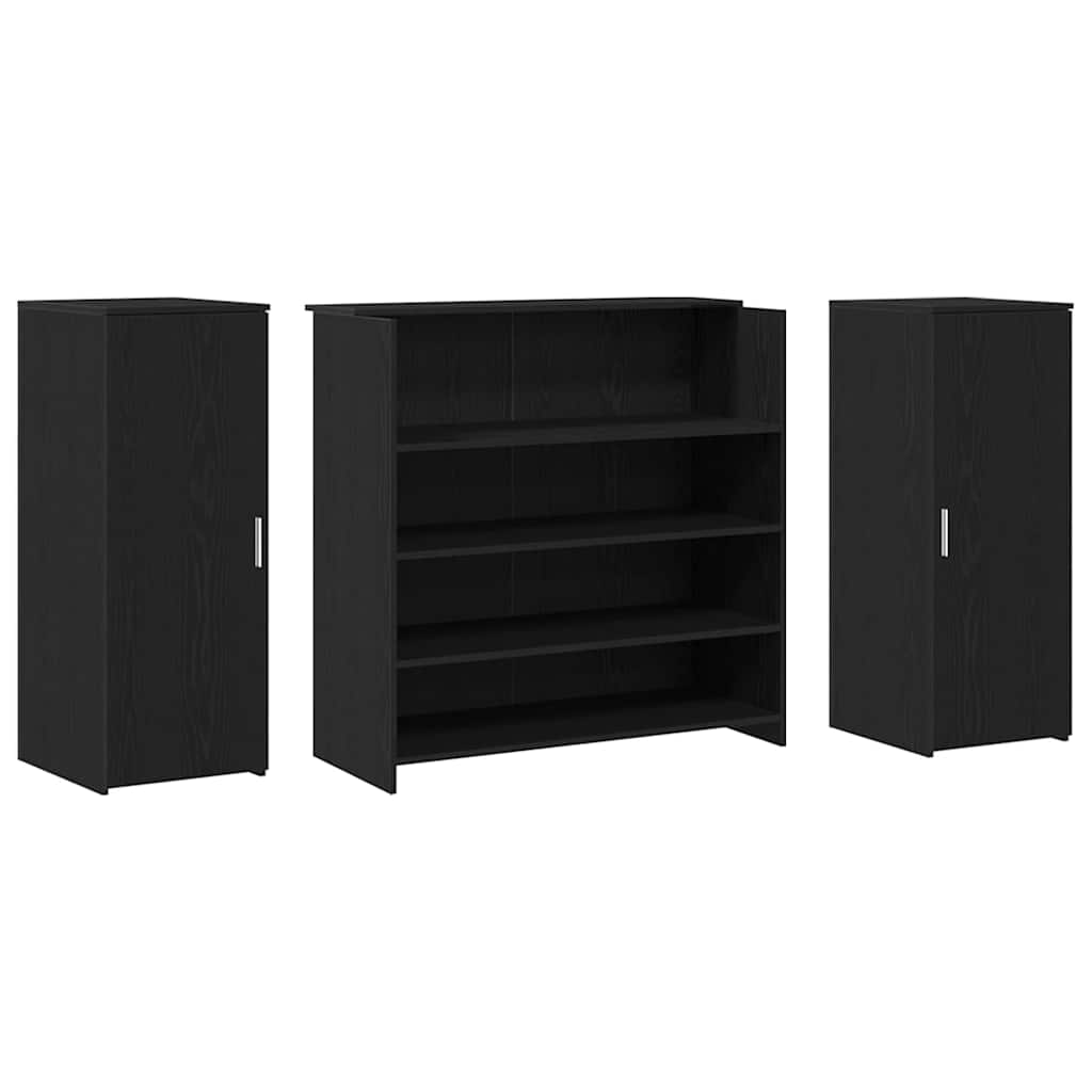 Empfangstresen Schwarze Eiche 180 x 50 x 103,5 cm Holzwerkstoff