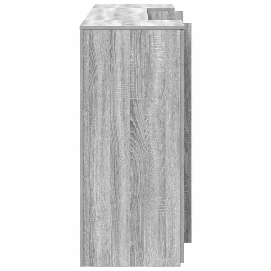 Empfangstheke Grau Sonoma 180x50x103,5 cm Holzwerkstoff