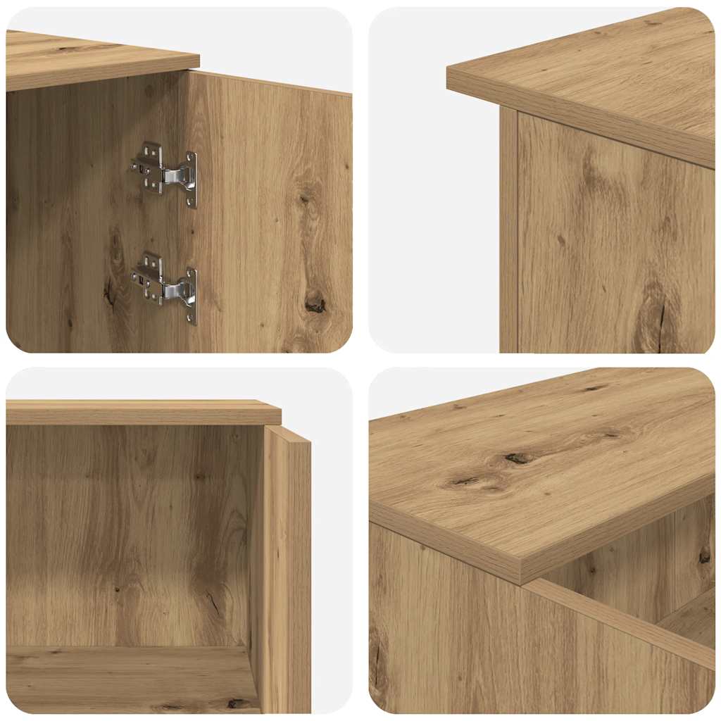 Empfangstheke Artisan-Eiche 180x50x103,5 cm Holzwerkstoff