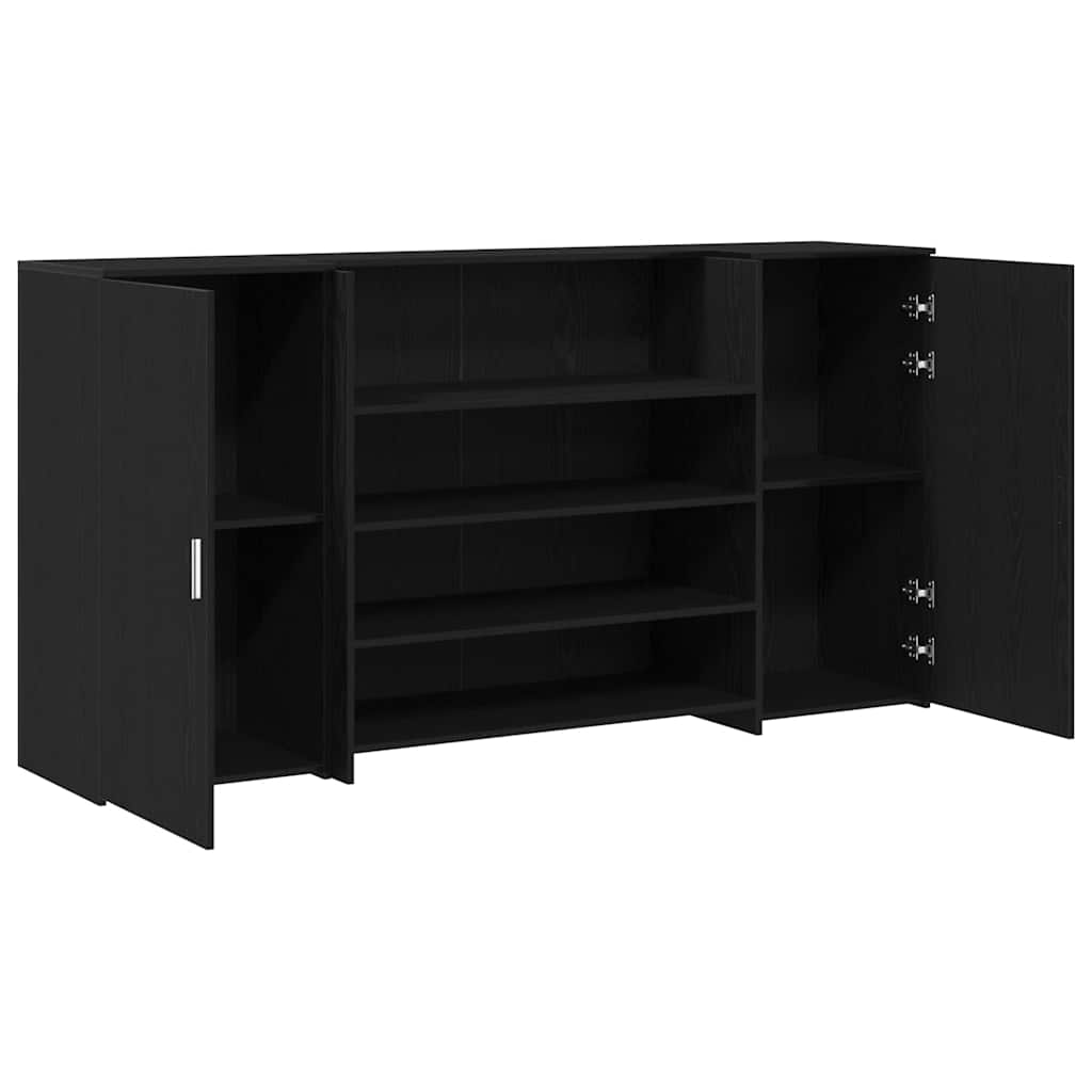 Empfangstresen Schwarze Eiche 200 x 50 x 103,5 cm Holzwerkstoff