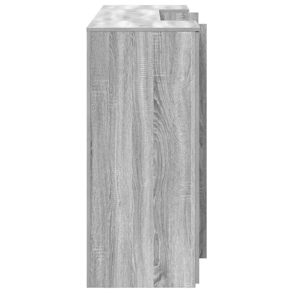 Empfangstheke Grau Sonoma 200x50x103,5 cm Holzwerkstoff