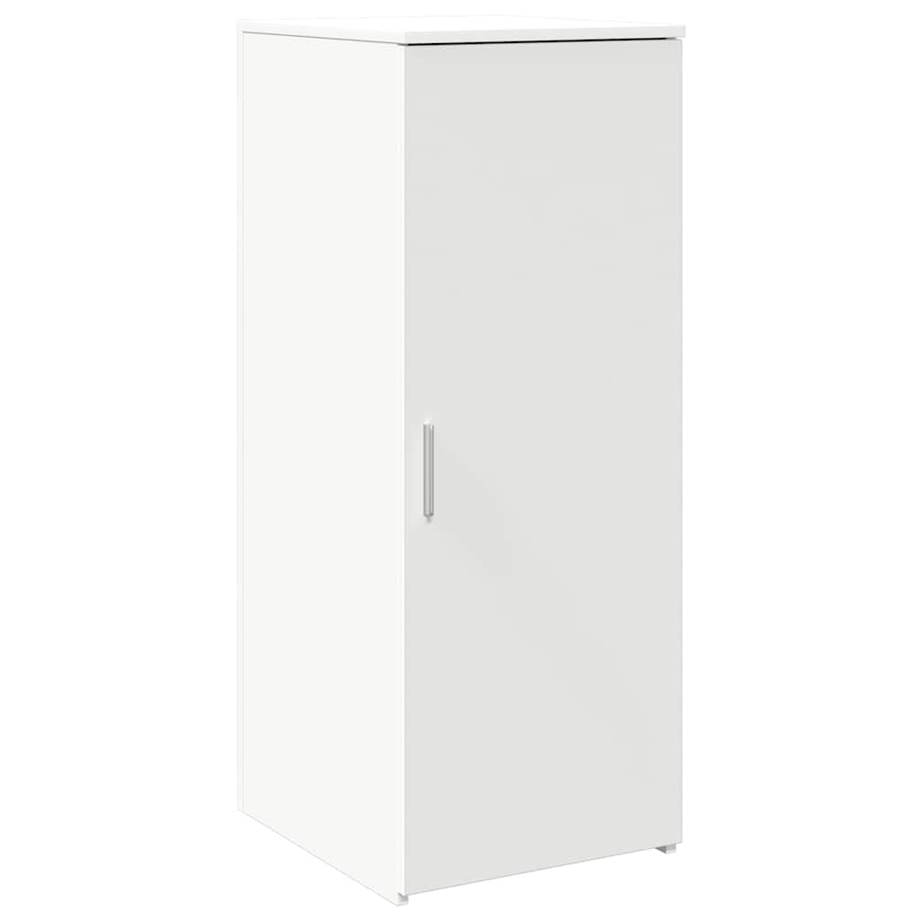 Reception Counter White 135x50x103.5 cm Wood-based Material