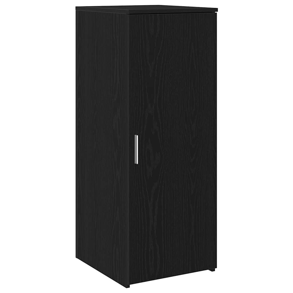Empfangstheke Schwarz Eichen-Optik 135x50x103,5cm Holzwerkstoff