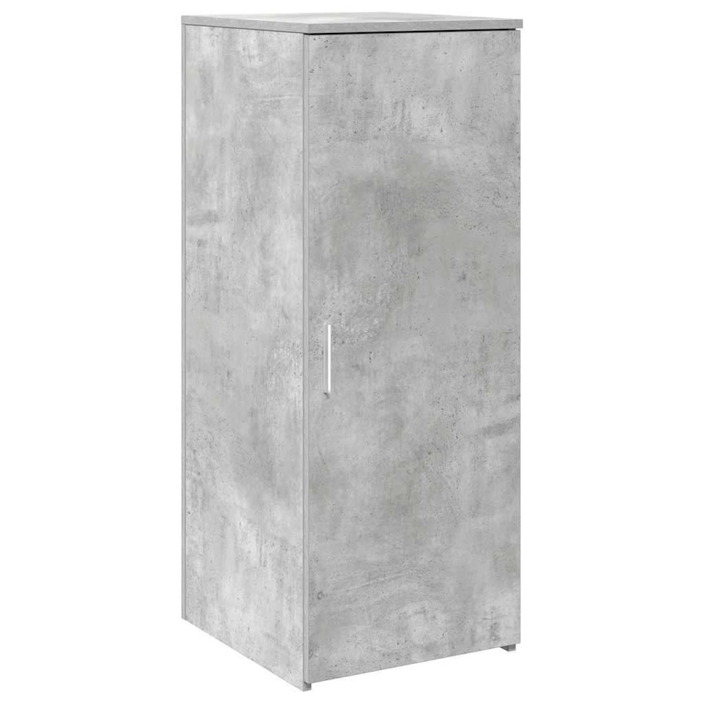 Empfangstheke Betongrau 135x50x103,5 cm Holzwerkstoff