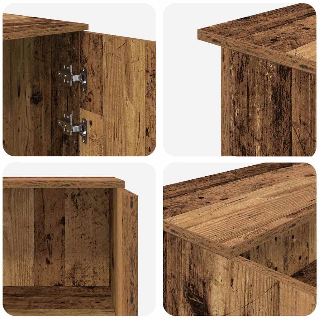 Empfangstheke Altholz-Optik 135x50x103,5 cm Holzwerkstoff
