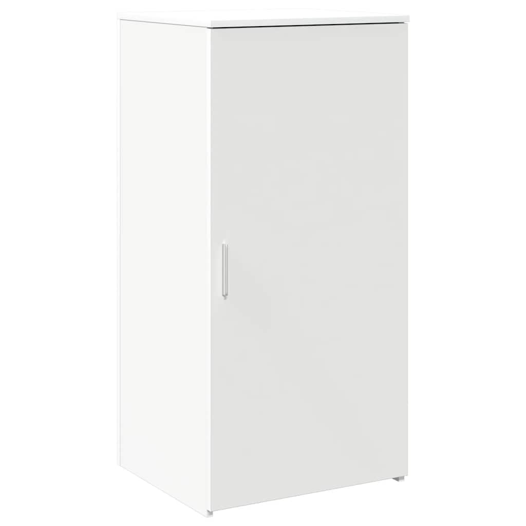 Reception Desk White 155x50x103.5 cm Wood-based material