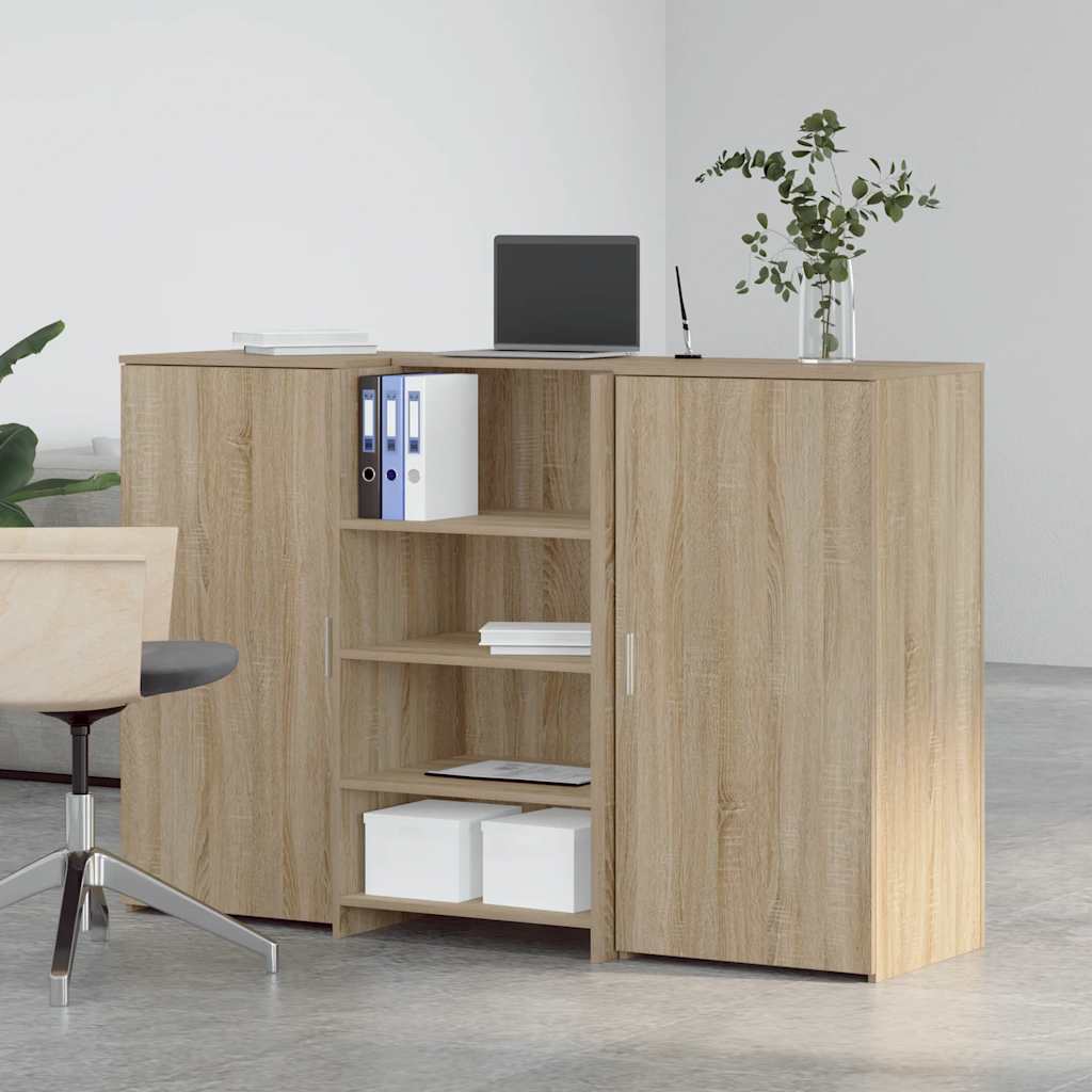 Empfangstheke Sonoma-Eiche 155x50x103,5 cm Holzwerkstoff