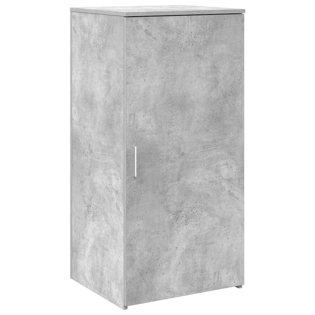 Reception Desk Concrete Gray 155x50x103.5 cm Wood Material