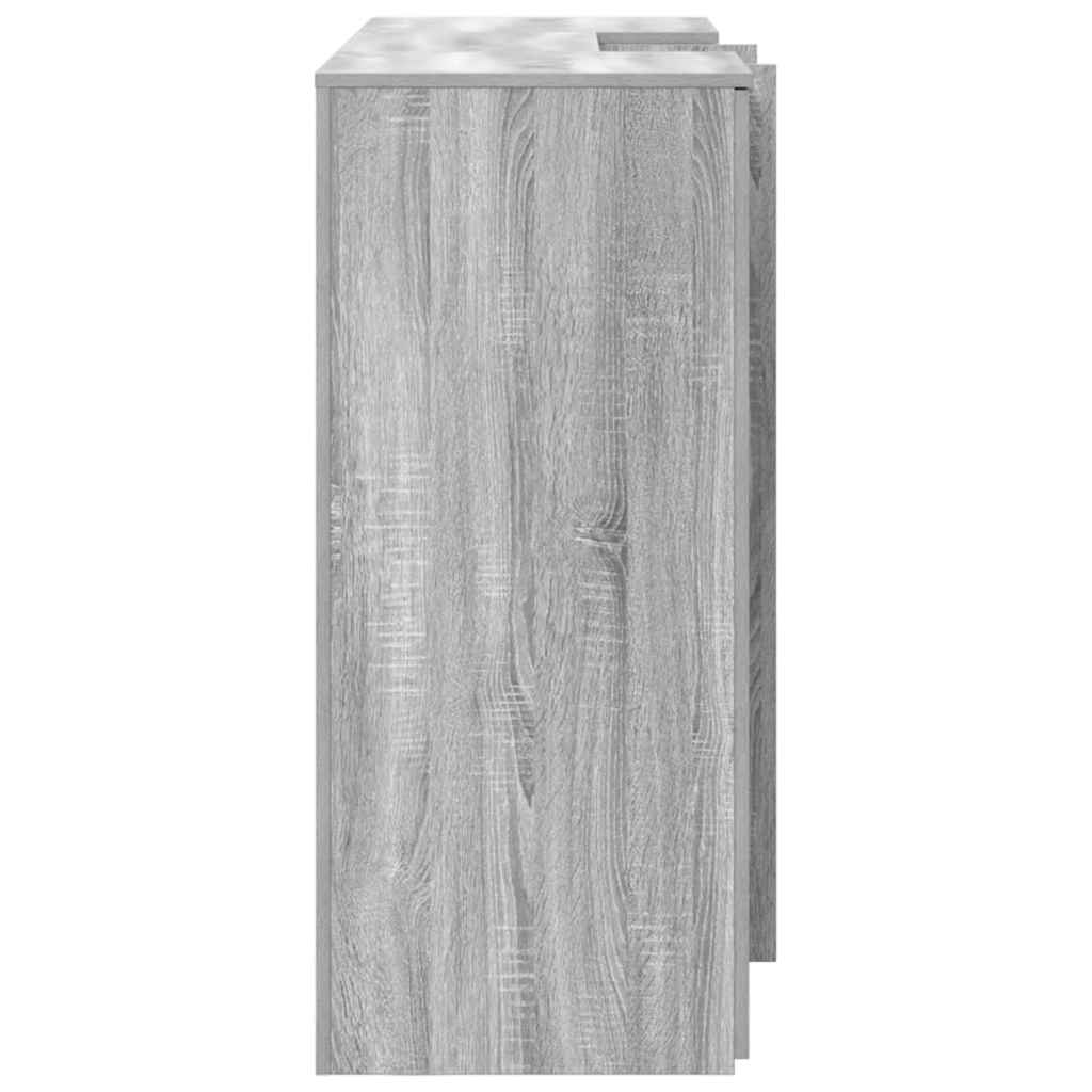 Empfangstheke Grau Sonoma 155x50x103,5 cm Holzwerkstoff