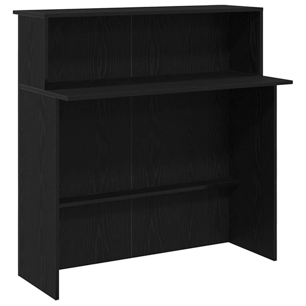 Comptoir d'accueil Chêne noir 180 x 50 x 103,5 cm Bois composite