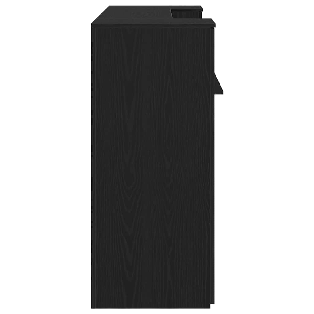 Comptoir d'accueil Chêne noir 180 x 50 x 103,5 cm Bois composite