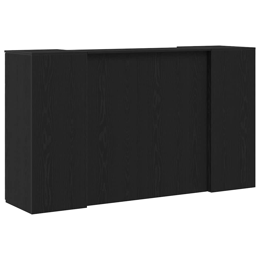 Comptoir d'accueil Chêne noir 180 x 50 x 103,5 cm Bois composite