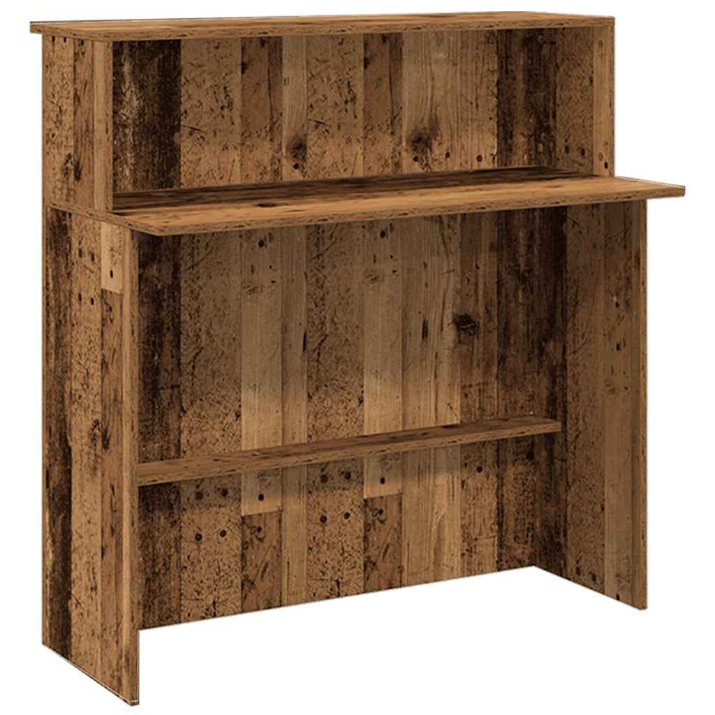 Empfangstheke Altholz-Optik 180x50x103,5 cm Holzwerkstoff