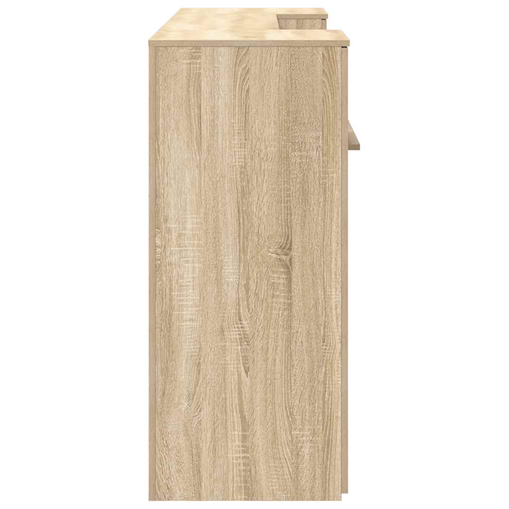 Reception Desk Sonoma Oak 200x50x103.5 cm Wood Material