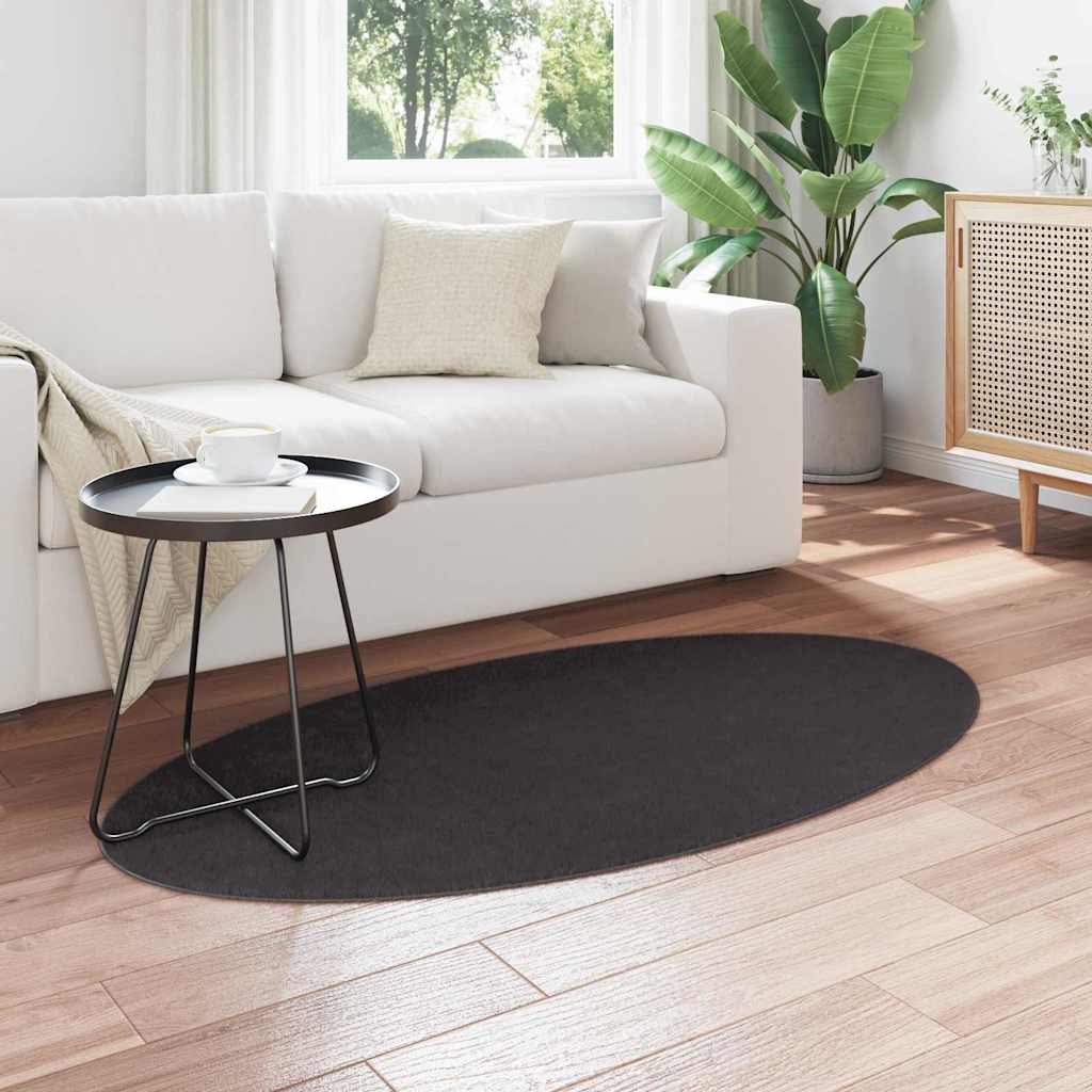 HUARTE Area Rugs Anthracite 150 x 80 cm 100% Polyester