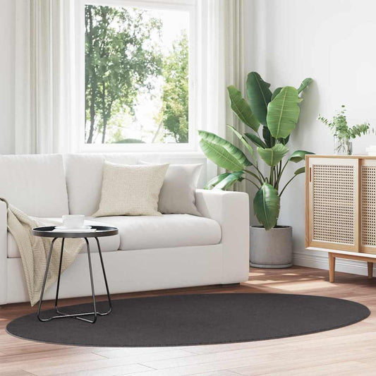 Tapis rectangulaires HUARTE Anthracite 140 x 200 cm 100 % Polyester