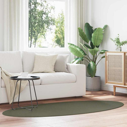 Tapis d'appoint HUARTE Vert forêt 170 x 120 cm 100 % polyester