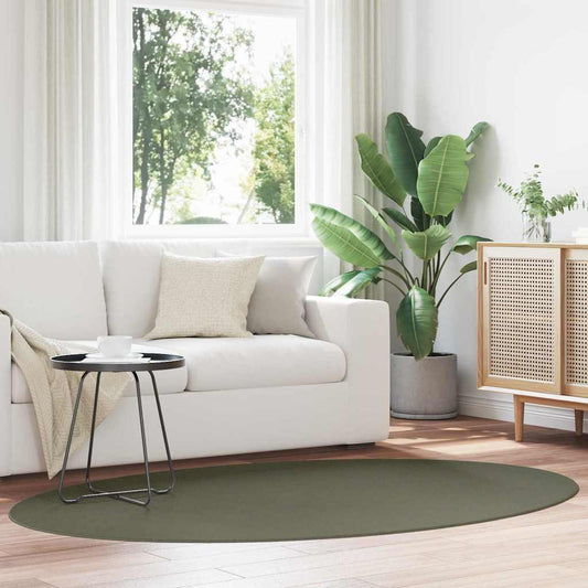 Tapis de zone HUARTE vert forêt 140 x 200 cm 100 % polyester