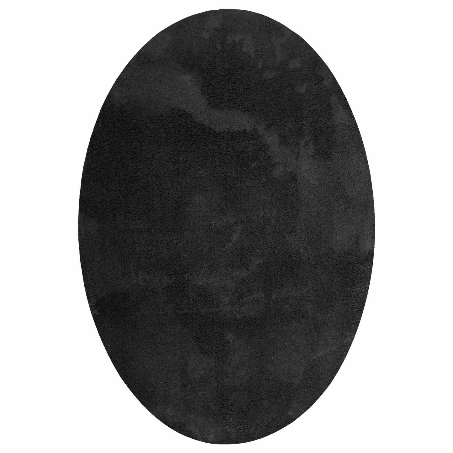 Bereichsteppiche Oval HUARTE Schwarz 160 x 230 cm