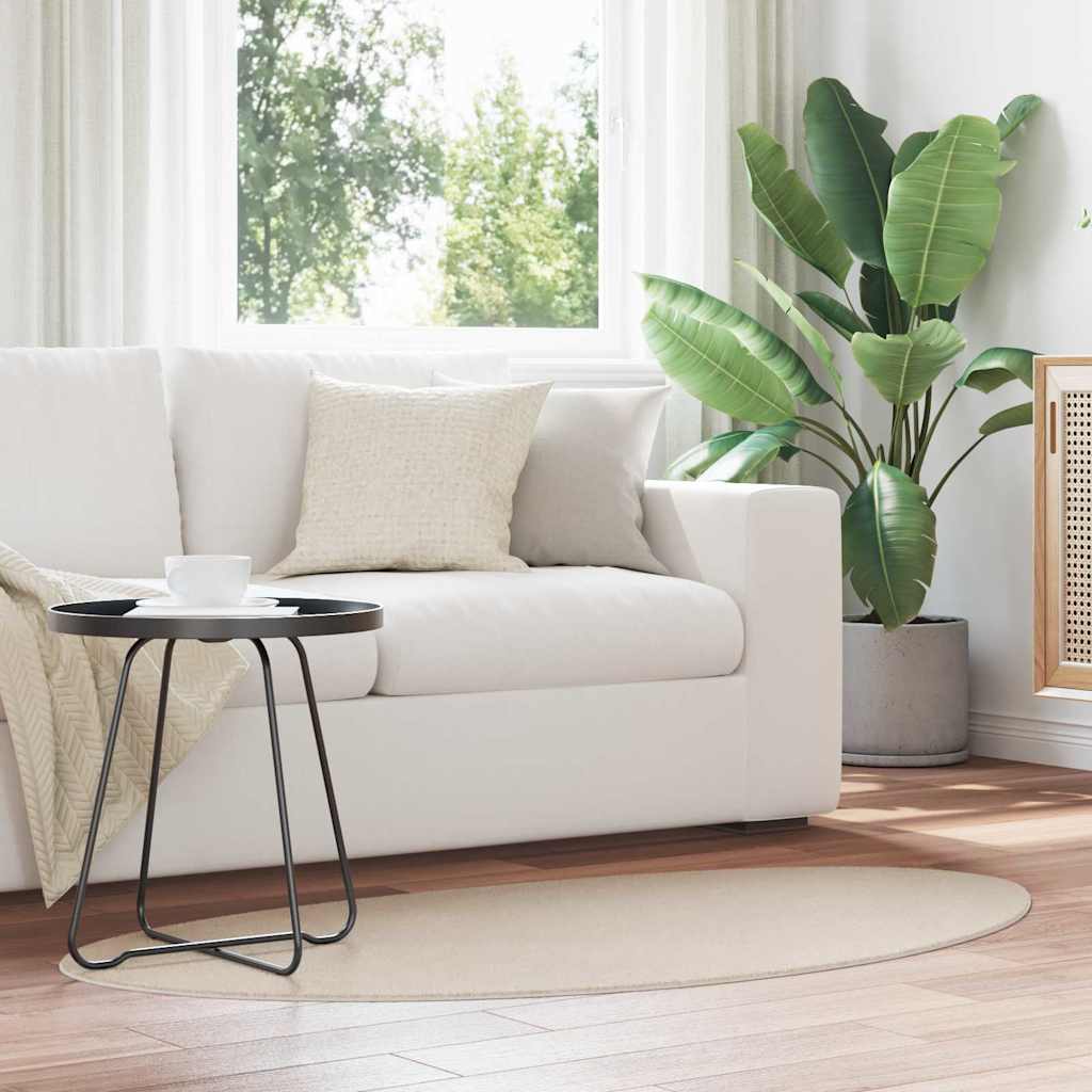 Bereichsteppiche HUARTE Beige 80 x 150 cm Polyester