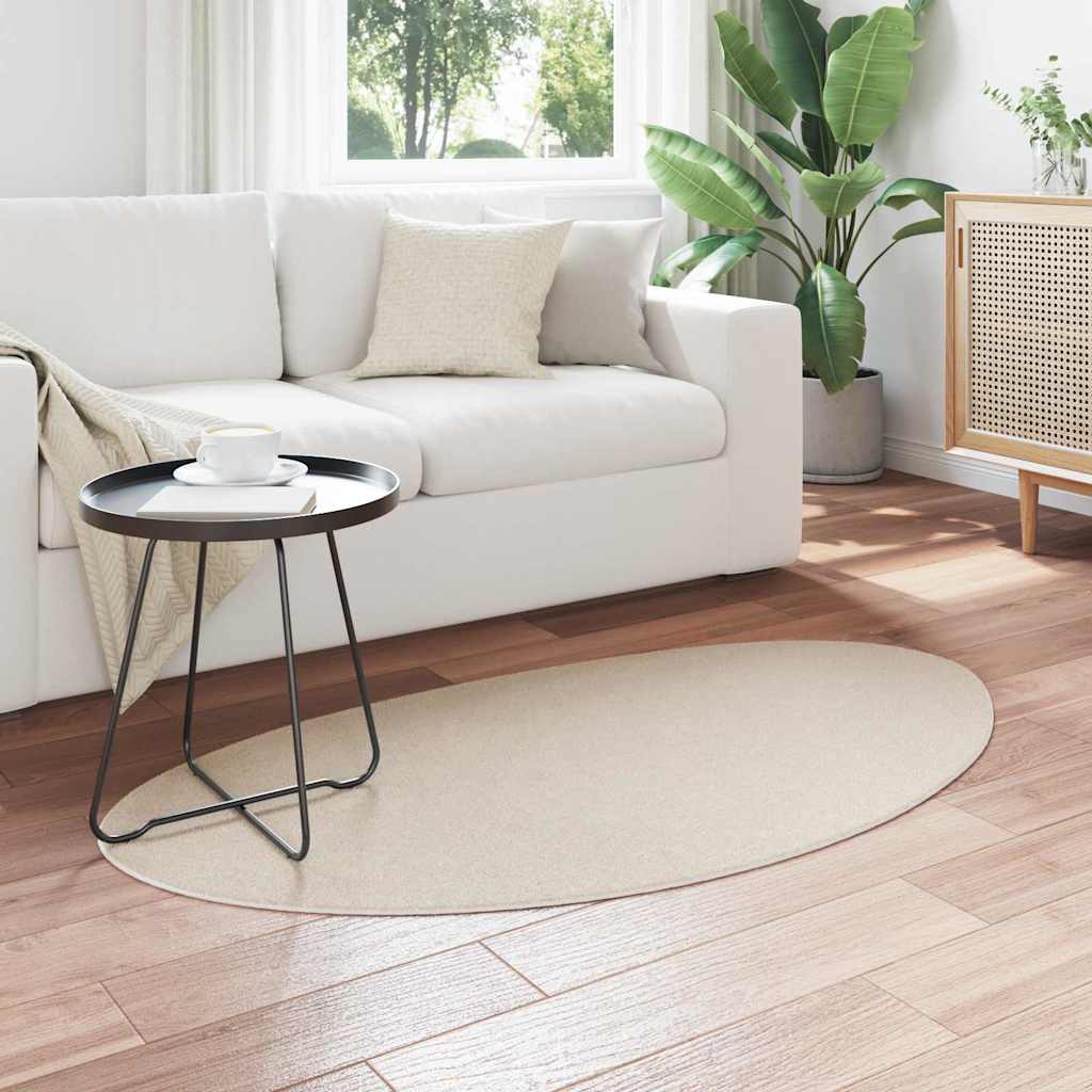 Bereichsteppiche HUARTE Beige 80 x 150 cm Polyester