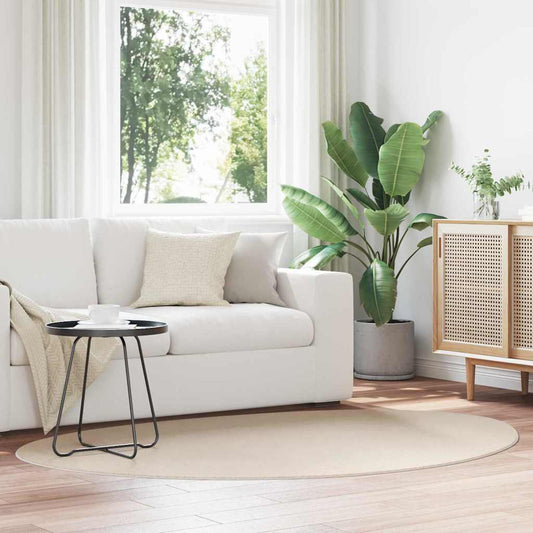 Tapis de zone HUARTE Beige 140 x 200 cm Polyester
