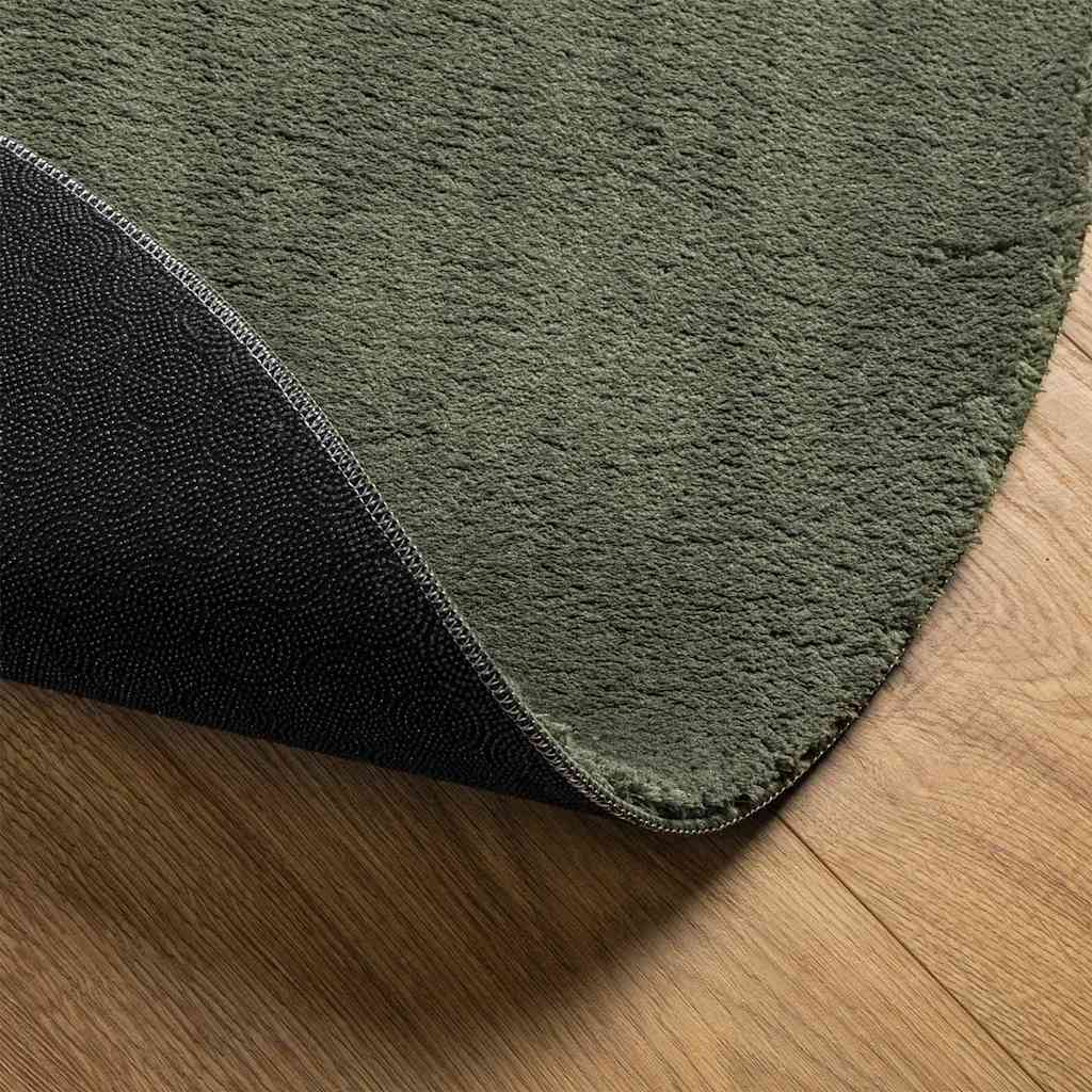 Area rugs HUARTE Forest Green 80 x 150 cm Polyester
