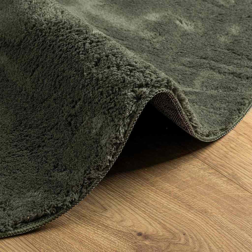 Area rugs HUARTE Forest Green 80 x 150 cm Polyester