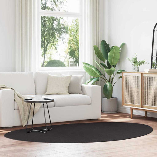 Tapis HUARTE Noir 160 x 230 cm Polyester