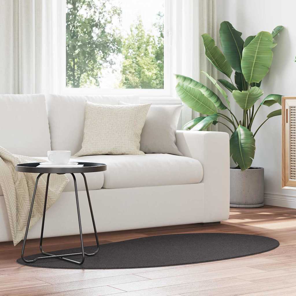 Bereichsteppiche HUARTE Anthrazit 80 x 150 cm Polyester