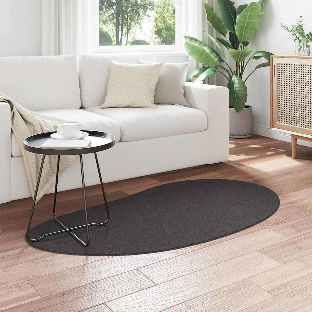 Bereichsteppiche HUARTE Anthrazit 80 x 150 cm Polyester