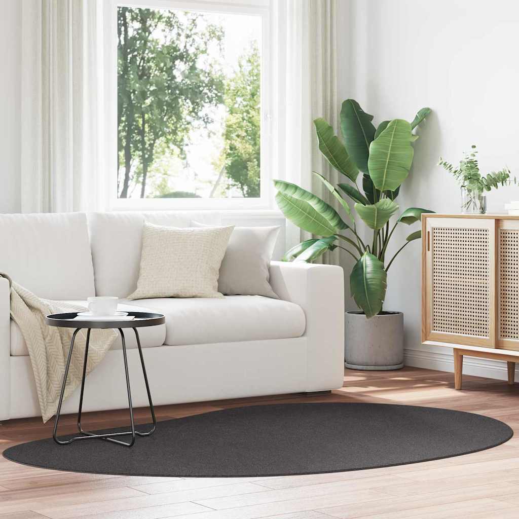 Tapis décoratifs HUARTE anthracite 140 x 200 cm Polyester