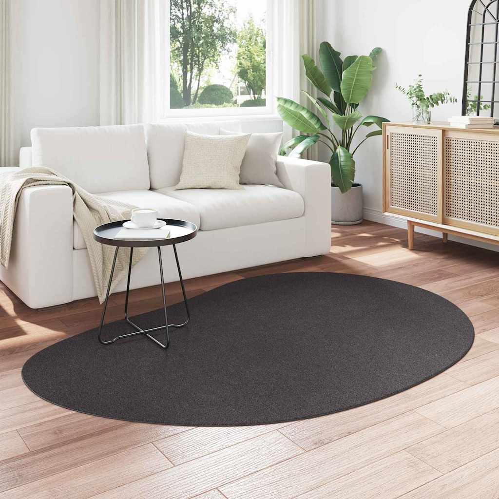 Tapis décoratifs HUARTE anthracite 140 x 200 cm Polyester