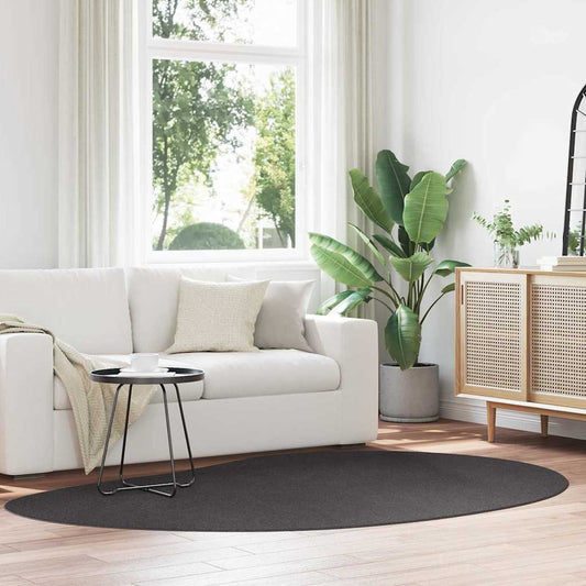Tapis de zone HUARTE Anthracite 160 x 230 cm Polyester