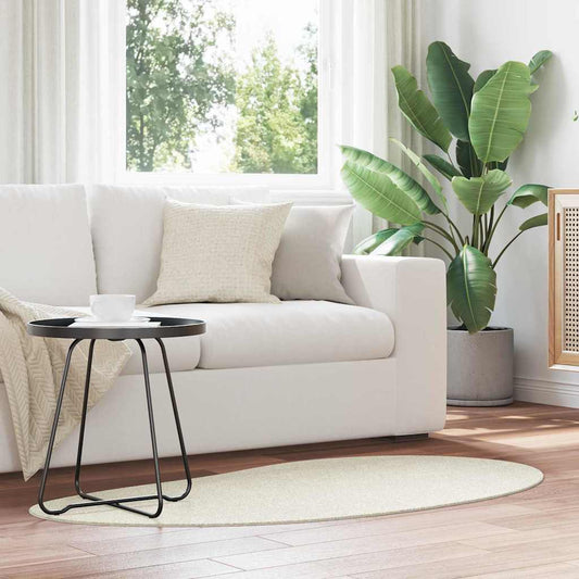 Tapis d'appoint HUARTE Crème 80 x 150 cm Polyester