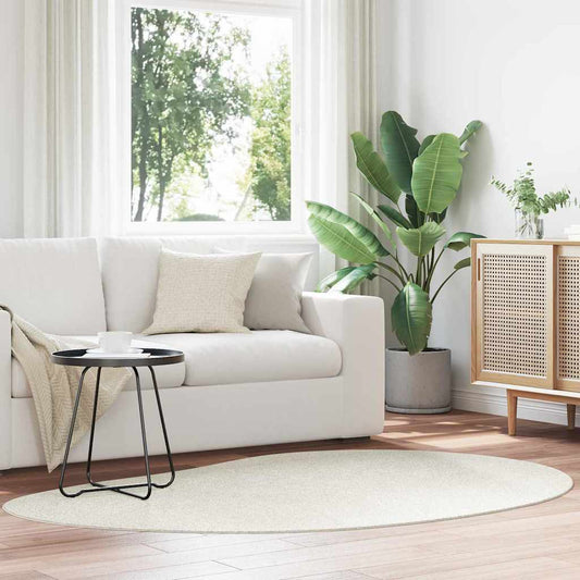 Tapis d'appoint HUARTE Crème 140 x 200 cm Polyester