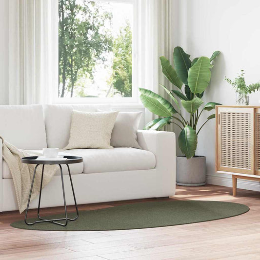 Tapis de zone HUARTE Vert forêt 100 x 200 cm Polyester