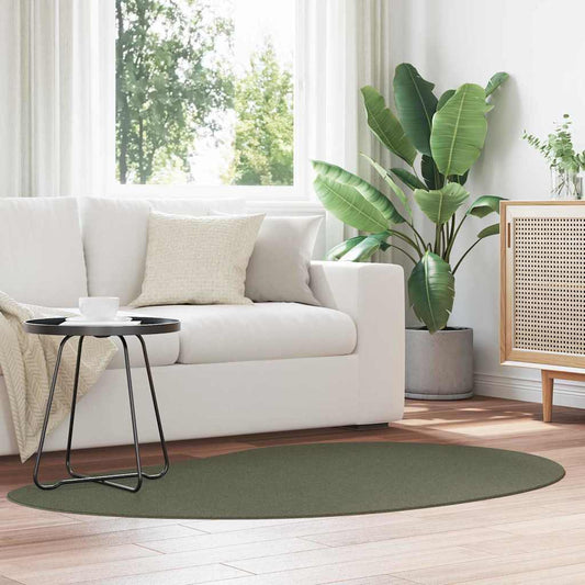 Tapis d'appoint HUARTE vert forêt 120 x 170 cm polyester
