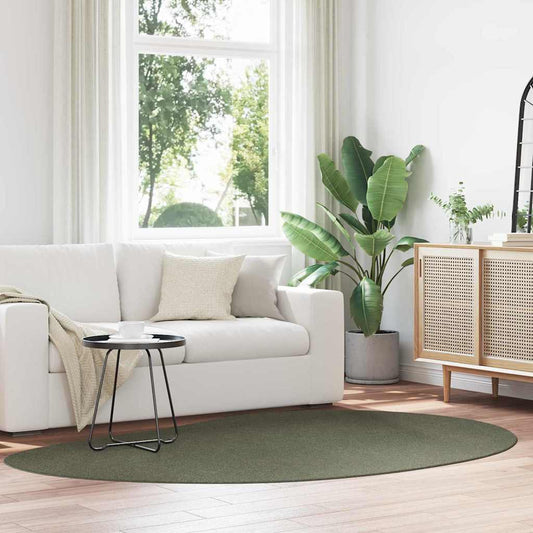 Tapis de chambre HUARTE vert forêt 160 x 230 cm polyester