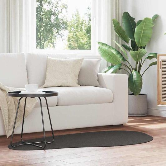 Tapis de zone HUARTE Anthracite 80 x 150 cm Polyester