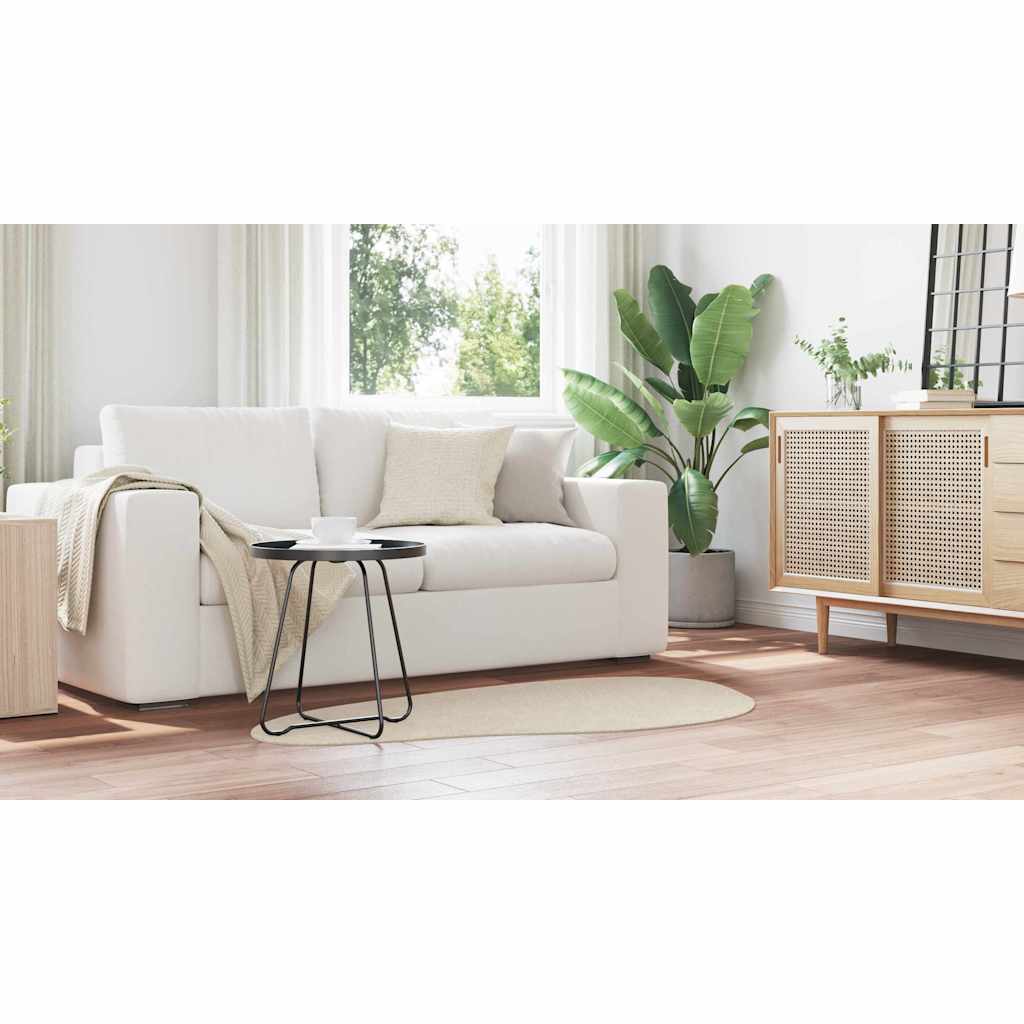 Bereichsteppiche HUARTE Beige 80 x 150 cm Polyester