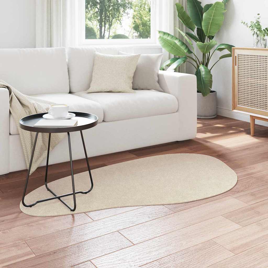 Bereichsteppiche HUARTE Beige 80 x 150 cm Polyester