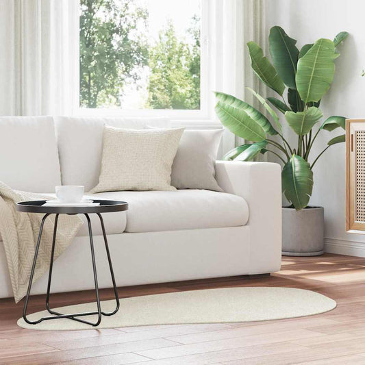 HUARTE Cream Area Rugs 80 x 150 cm Polyester