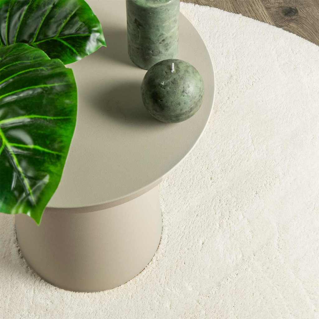 Bereichsteppiche HUARTE Creme 160 x 230 cm Polyester