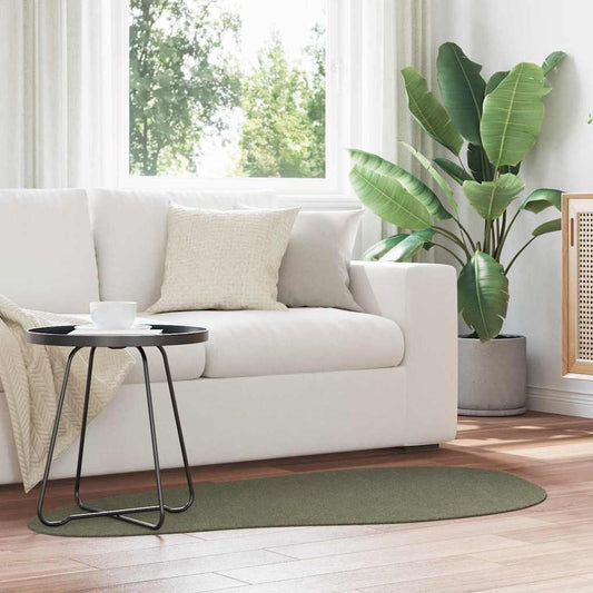 Tapis de zone HUARTE Vert Forêt 80 x 150 cm Polyester